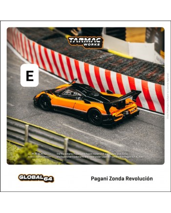 (預訂 Pre-order) Tarmac Works 1/64 Pagani Zonda Revolución Arancio Saint Tropez T64G-TL016-OR (Diecast car model)