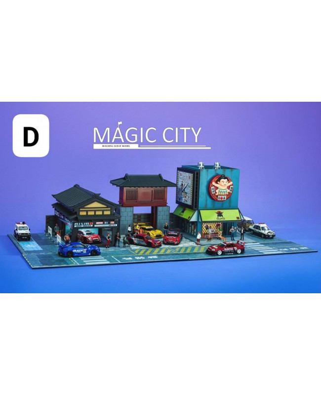 (預訂 Pre-order) Magic City 1/64 日本昭和建築 110061 NISMO 展廳&日本相撲館