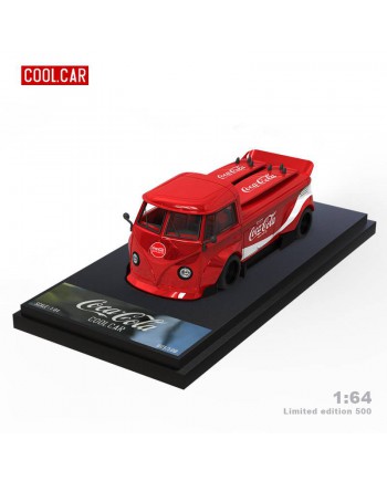 (預訂 Pre-order) CoolCar 1/64 VW TI PICKUP Coca Cola (Diecast car model) 純色可口可樂-普通版