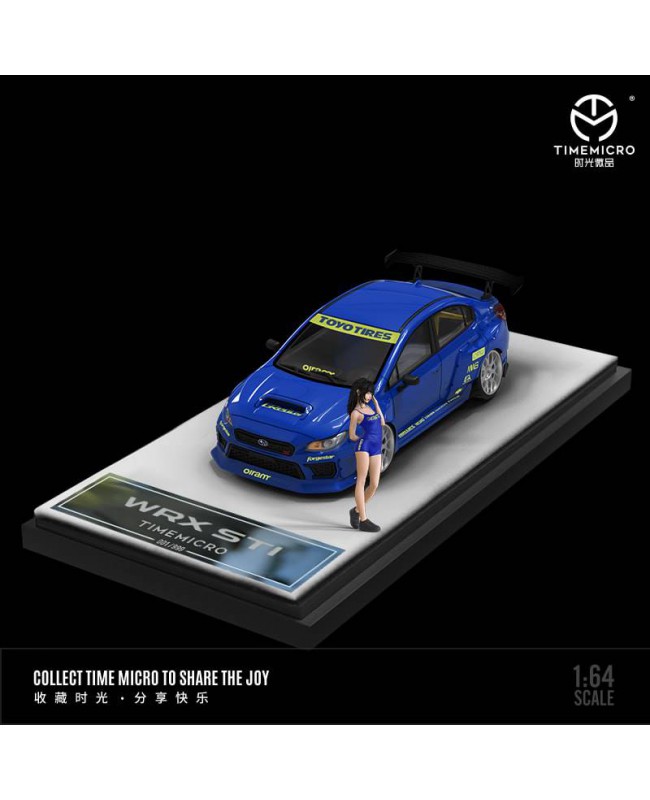 (預訂 Pre-order) TimeMicro 1:64 Subaru WRX STI (Diecast car model) 人偶版
