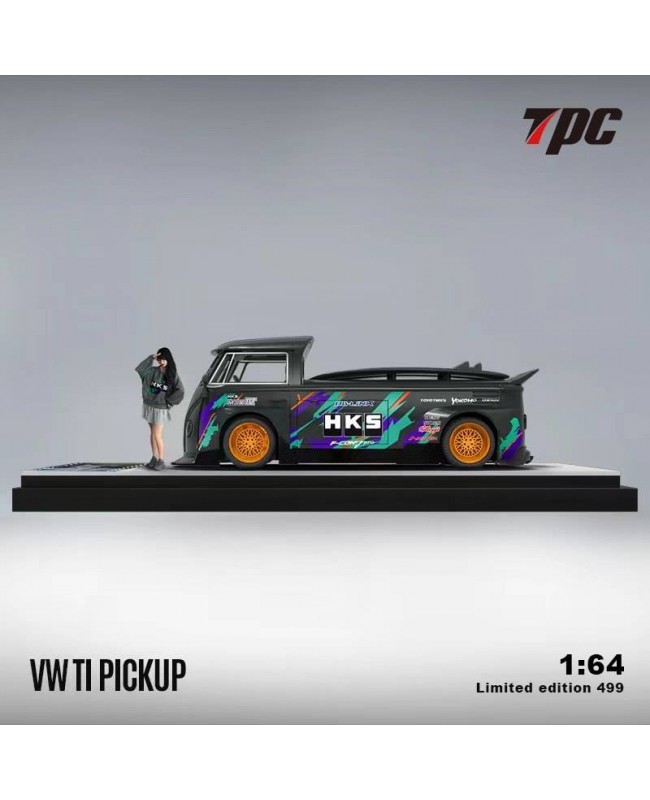 (預訂 Pre-order) TPC 1/64 VW T1 Pickup HKS (Diecast car model) 限量499套 人偶版