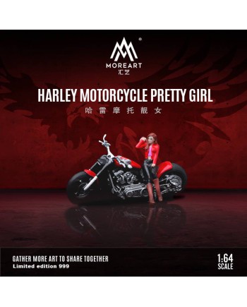 (預訂 Pre-order) MoreArt 1/64 HARLEY MOTORCYCLE PRETTY GIRL