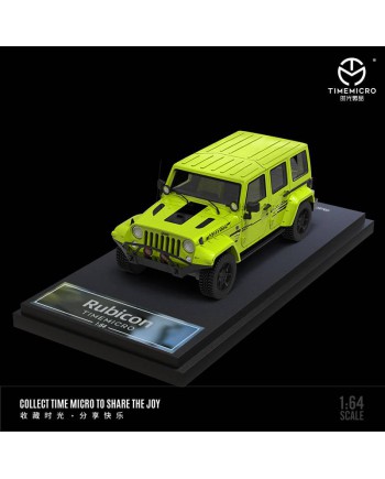 (預訂 Pre-order) TimeMicro 1/64 Jeep Rubicon (Diecast car model) 極光綠 普通版
