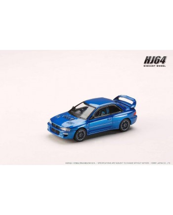 (預訂 Pre-order) HobbyJAPAN 1/64 SUBARU IMPREZA 22B Sti Version (GC8改) / Euro Customized Version HJ644041ABL : Sonic Blue Mica (Diecast car model)