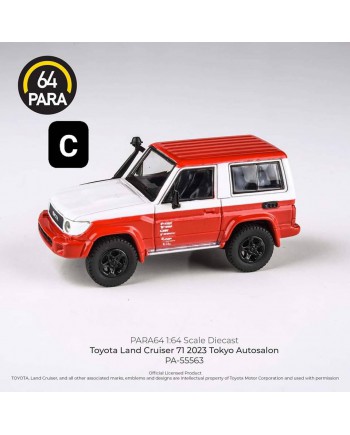 (預訂 Pre-order) PARA64 PA-55563 Toyota Land Cruiser 71 2023 Tokyo Autosalon (Diecast car model)
