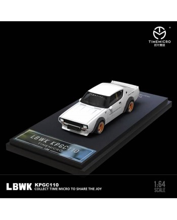(預訂 Pre-order) TimeMicro 1:64 LBWK Nissan KPGC110 (Diecast car model) 白色普通版