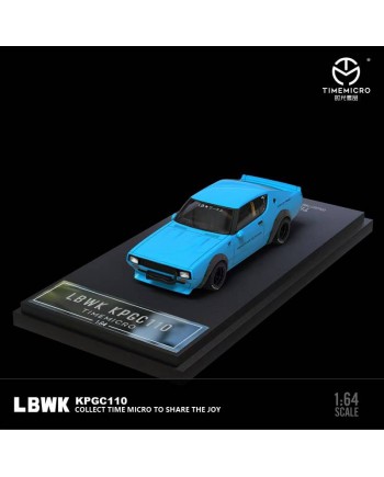 (預訂 Pre-order) TimeMicro 1:64 LBWK Nissan KPGC110 (Diecast car model) 藍色普通版