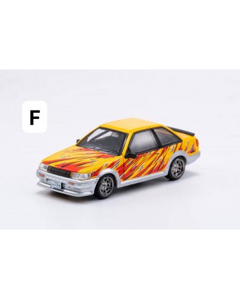 (預訂 Pre-order) DCT 1/64 TOYOTA Corolla Levin (AE86) (Diecast car model) Yellow
