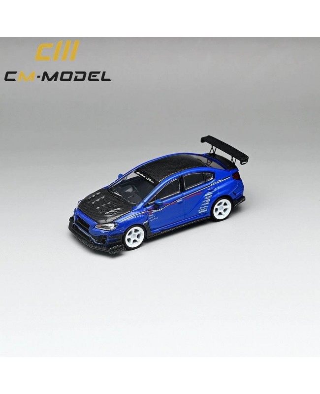 (預訂 Pre-order) CM MODEL 1/64 SUBARU VAB WRX VA VARIS WIDEBODY KIT BLUE (Diecast car model)
