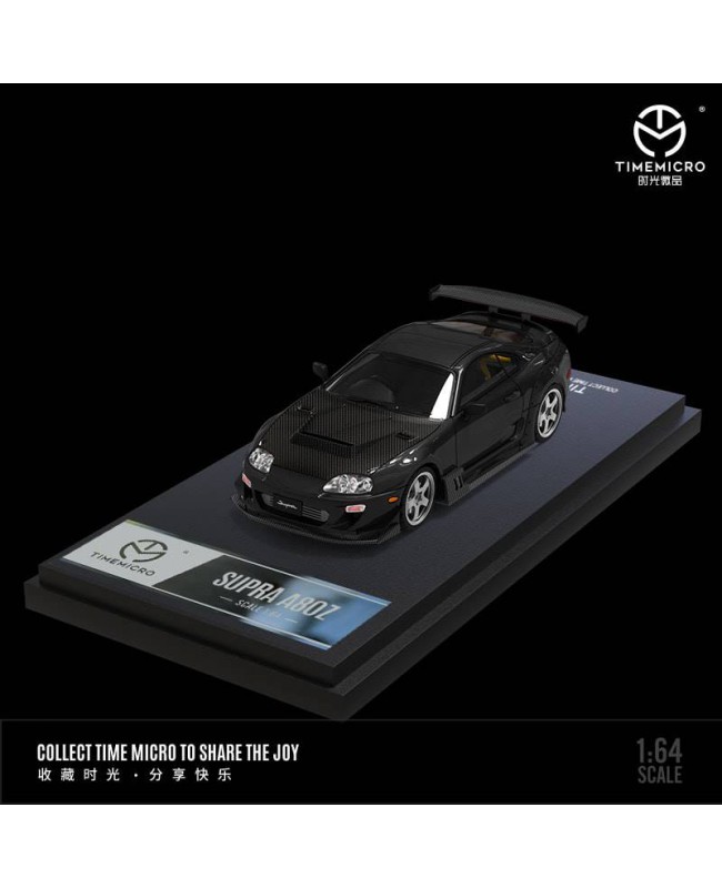 (預訂 Pre-order) TimeMicro 1/64 Toyota Supra A80Z 黑色碳蓋 (Diecast car model)