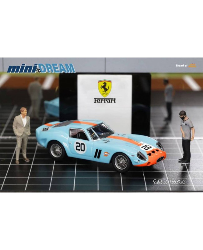 (預訂 Pre-order) miniDREAM 1:64 250 GTO (Diecast car model) Gulf 海灣20號