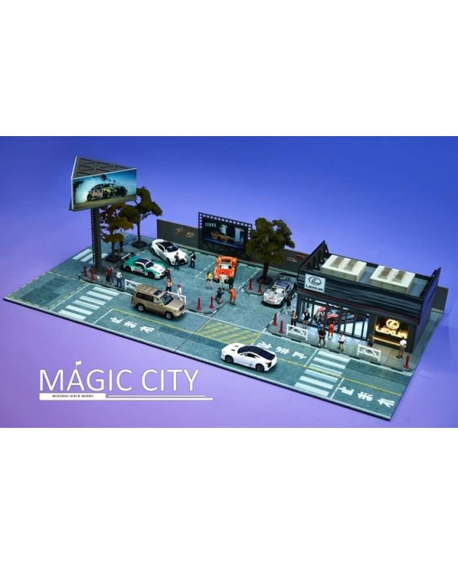 (預訂 Pre-order) Magic City 1/64 LEXUS 展廳 110064