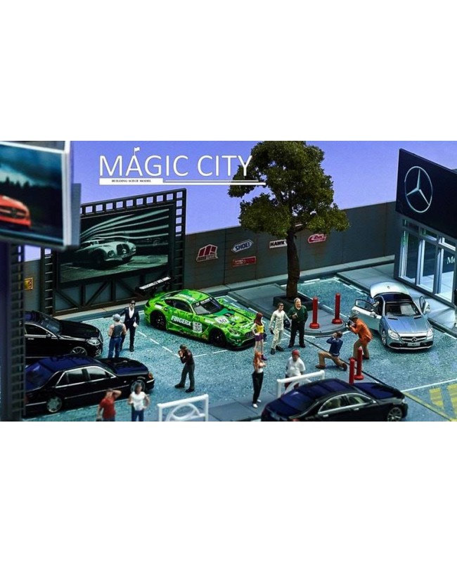(預訂 Pre-order) Magic City 1/64 Mercedes-Benz 展廳 110065