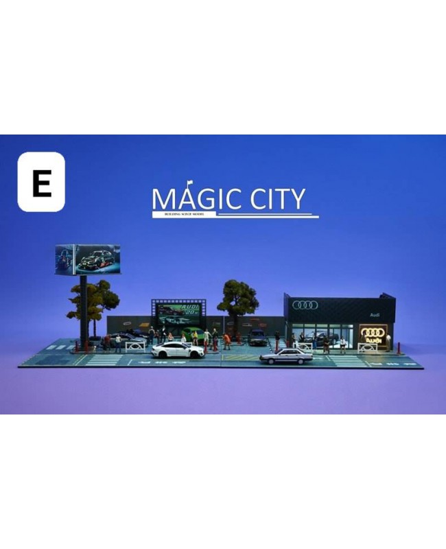 (預訂 Pre-order) Magic City 1/64 Audi 展廳 110066