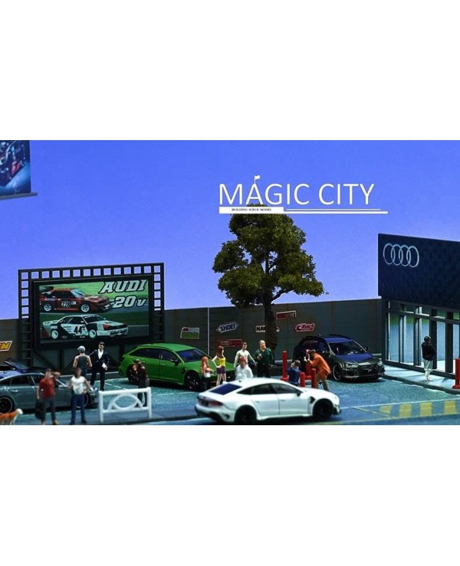 (預訂 Pre-order) Magic City 1/64 Audi 展廳 110066