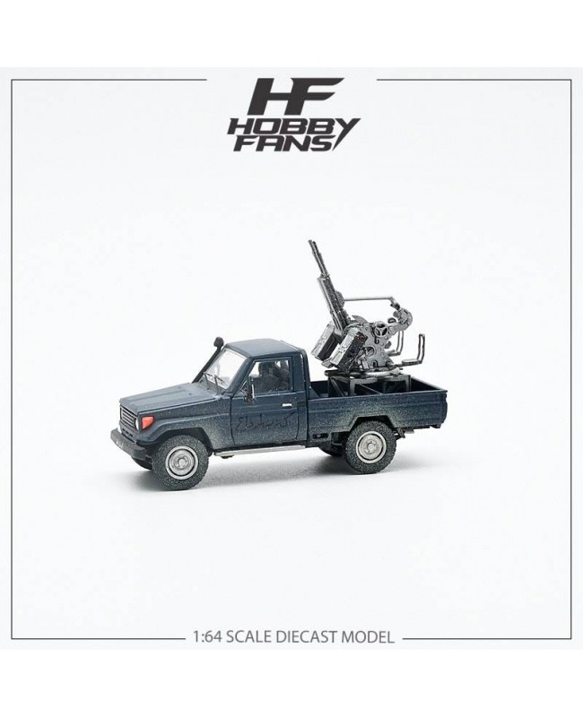 (預訂 Pre-order) HobbyFans 1/64 Armed pickup (Diecast car model) Blue 藍色 精裝版含裝備