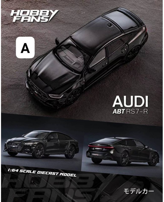 (預訂 Pre-order) HF 1/64 Audi RS7R ABT (Diecast car model) Pearl black