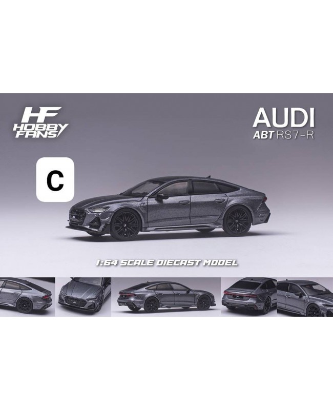 (預訂 Pre-order) HF 1/64 Audi RS7R ABT (Diecast car model) Grey
