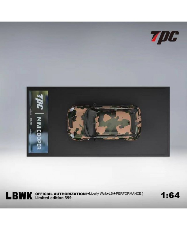 (預訂 Pre-order) TPC 1/64 LBWK Mini Coupe (Diecast car model) 限量399台  迷彩黃 普通版