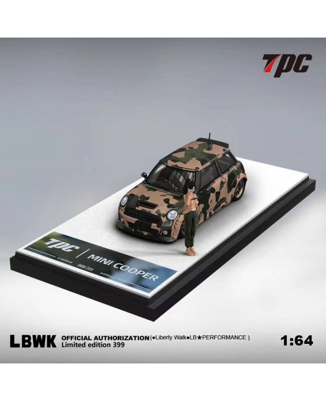(預訂 Pre-order) TPC 1/64 LBWK Mini Coupe (Diecast car model) 限量399台 迷彩黃 人偶版