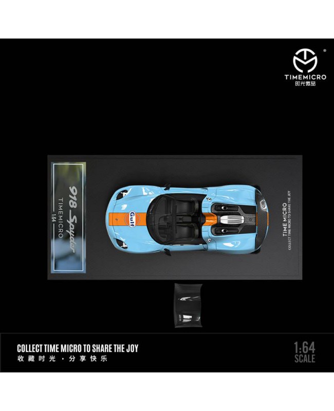 (預訂 Pre-order) TimeMicro 1:64 918 Spyder (Diecast car model) Gulf 普通版
