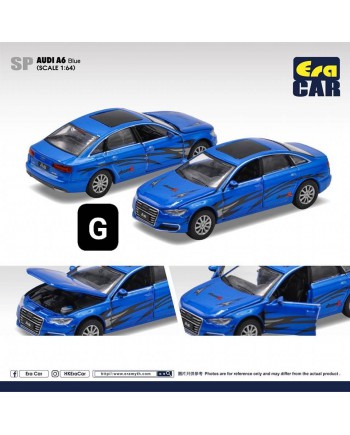 (預訂 Pre-order) ERA CAR 1/64 SP180 Audi A6 Blue (Diecast car model)