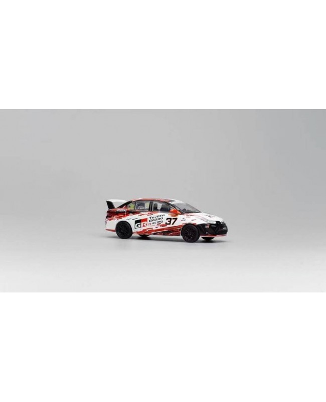 (預訂 Pre-order) POP RACE 1/64 GR VIOS SEPANG 1000 KM 2022，37# 白紅色 (連人偶) (Diecast car model)