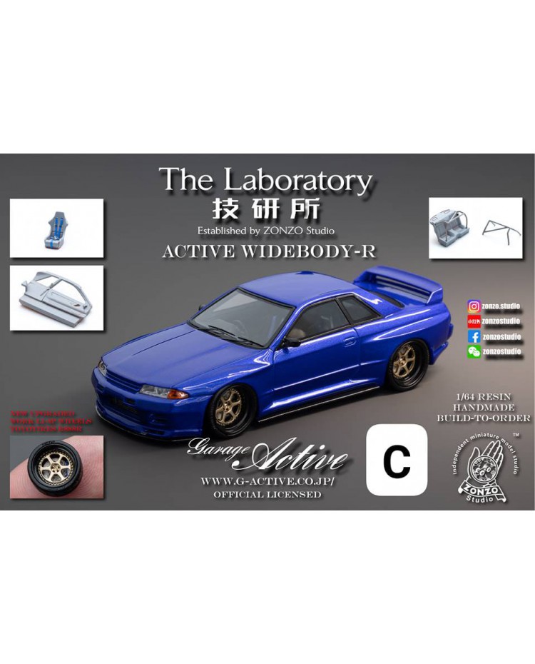 預訂Pre-order) The Laboratory 1/64 Active-Widebody R32 (Resin car