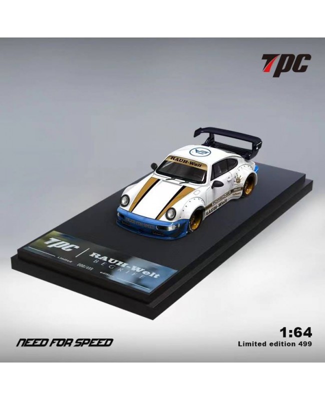 (預訂 Pre-order) TPC 1/64 RWB964 (Diecast car model) Pearl White 普通版