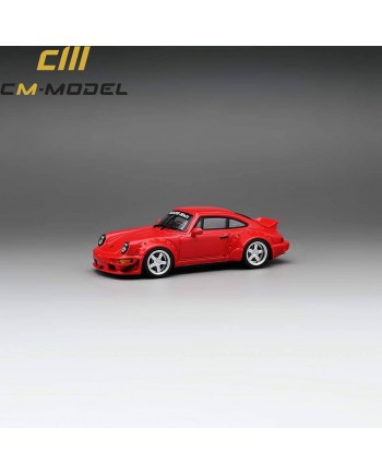 (預訂 Pre-order) CM Model 1/64 CM64-964-07 Porsche 964 Widebody 兩套快拆輪轂 兩套尾翼 (鴨尾 冠軍尾翼) (Diecast car model)