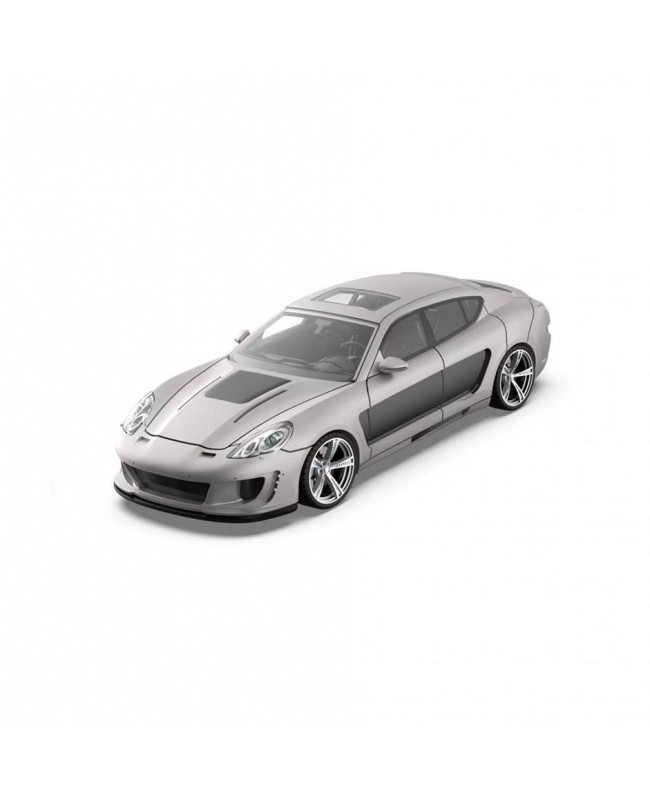 (預訂 Pre-order) MK Miniatures 1:64 Panamera 970 Gemballa Mistrale (Resin car model) Grey 水泥灰