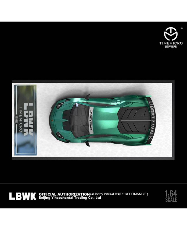 (預訂 Pre-order) LBWK & TM 1/64 LP700 GTEVO (Diecast car model) 限量999台 LBWK 綠 普通版