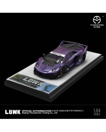 (預訂 Pre-order) LBWK & TM 1/64 LP700 GTEVO (Diecast car model) 限量999台 LBWK 紫 普通版