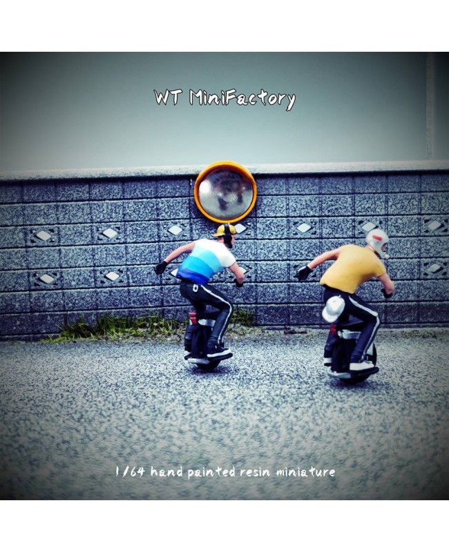 (預訂 Pre-order) WT Minifactory 1/64 Balance bike man Blue