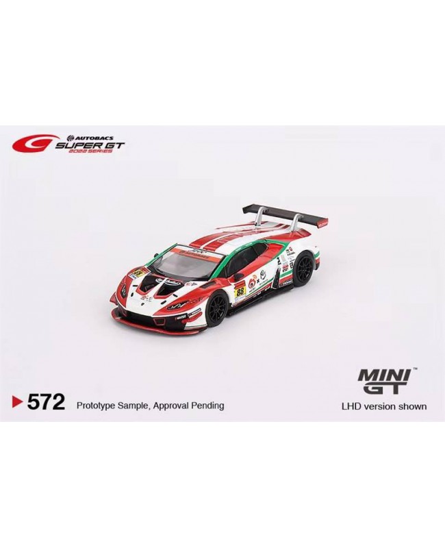 (預訂 Pre-order) MINI GT 1/64 MGT00572-L Lamborghini Huracán GT3 EVO No.88 JLOC 2022 Super GT Series - Japan Exclusive (Diecast car model)