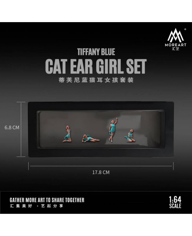 (預訂 Pre-order) MoreArt1:64 CAT EAR GIRL SET TIFFANY BLUE