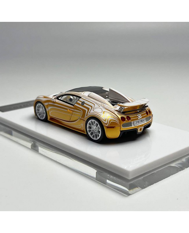 (預訂 Pre-order) LJM 1:64 Bugatti Ceramic Dragon (Resin car model) 限量199台 金色