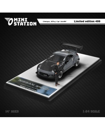 (預訂 Pre-order) Mini Station 1:64 Nissan 350Z (Diecast car model) 限量499台 人偶版
