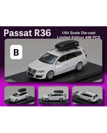(預訂 Pre-order) Passat R36 1:64 Wagon (Diecast car model) 限量499台 白色 (限量500臺)