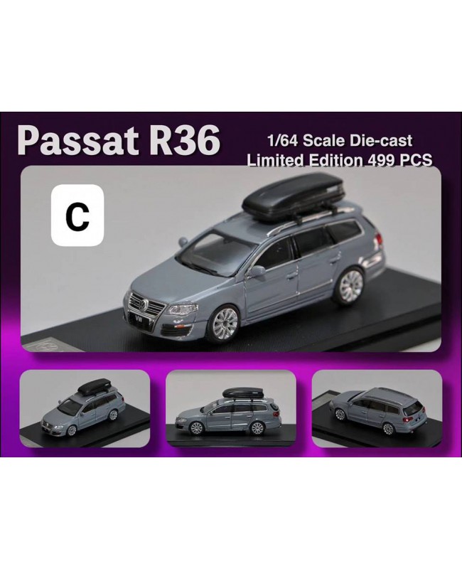 (預訂 Pre-order) Passat R36 1:64 Wagon (Diecast car model) 限量499台 水泥灰 (限量500臺