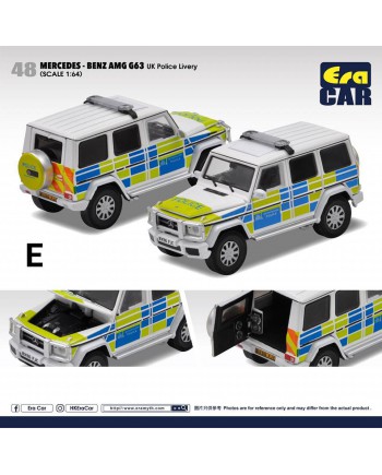 (預訂 Pre-order) ERA CAR 1/64 MB226X64801 48 Mercedes-Benz AMG G63 UK Police Livery (Diecast car model)