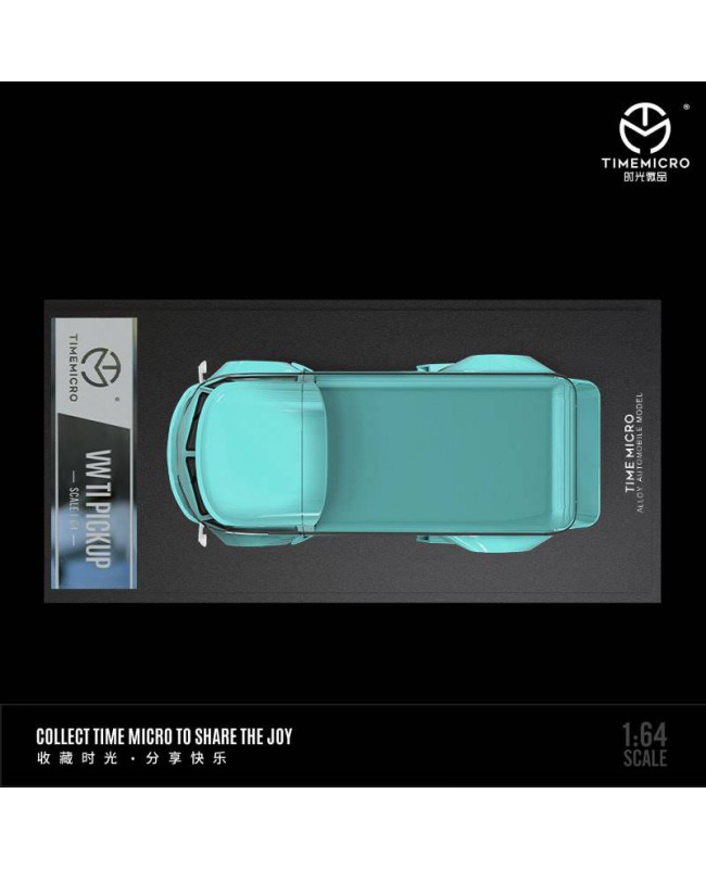 (預訂 Pre-order) TM 1/64 VW T1 PICKUP Tiffany blue (Diecast car model) 限量999台 普通版