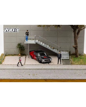 (預訂 Pre-order) Zoom 1:64 Skyline GT-R KPGC110 LB (Diecast car model) Advan