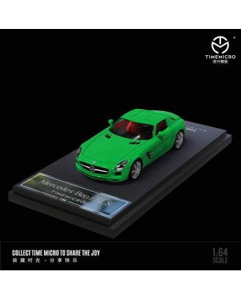 (預訂 Pre-order) TimeMicro 1:64 Mercedes-Benz SLS (Diecast car model) 綠色 普通版