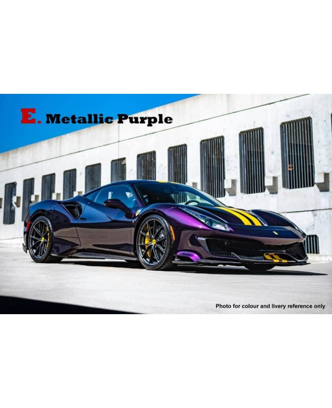 (預訂 Pre-order) miniDREAM 1:64 488 Pista Novitec (Diecast car model) 金屬紫 Metallic Purple