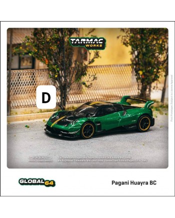 (預訂 Pre-order) Tarmac Works 1/64 Pagani Huayra BC T64G-TL014-GR (Diecast car model)