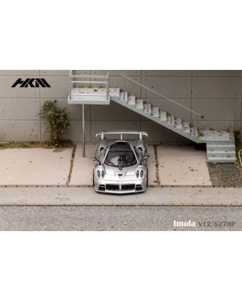 (預訂 Pre-order) HKM 1:64 Imola V12 (Diecast car model) Silver Presentation 銀色發佈版