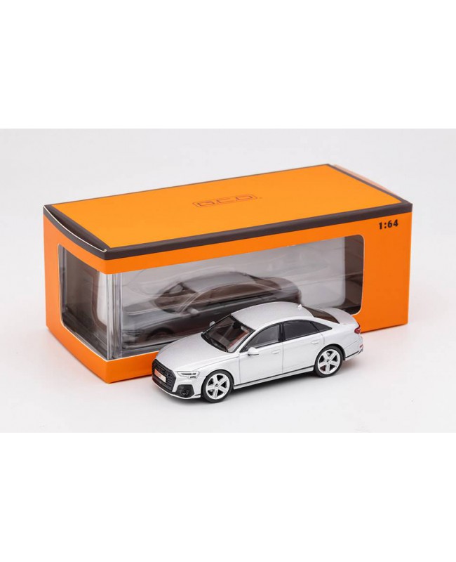 (預訂 Pre-order) GCD 1/64 Audi S8 LHD (Diecast car model) KS-034-233 Silver