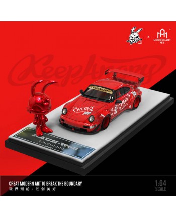 (預訂 Pre-order) ModernArt+TMD 1/64 RWB993 (Diecast car model) 紅色特別版 (限量999臺)