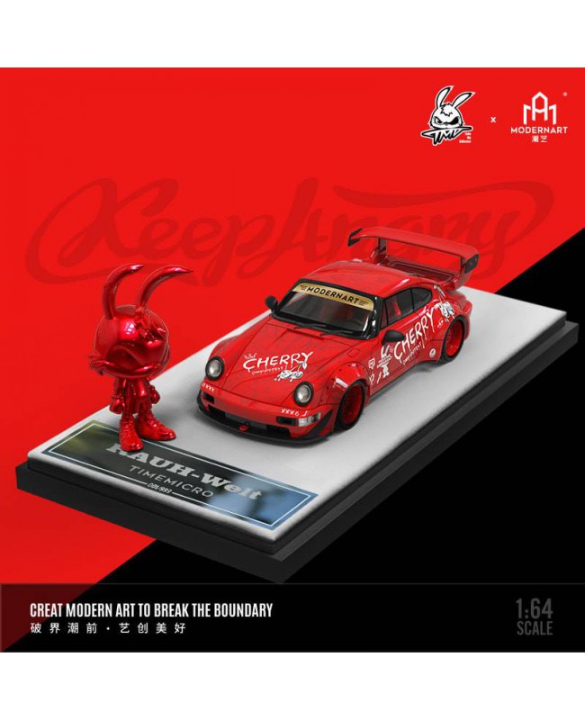 (預訂 Pre-order) ModernArt+TMD 1/64 RWB993 (Diecast car model) 紅色特別版 (限量999臺)